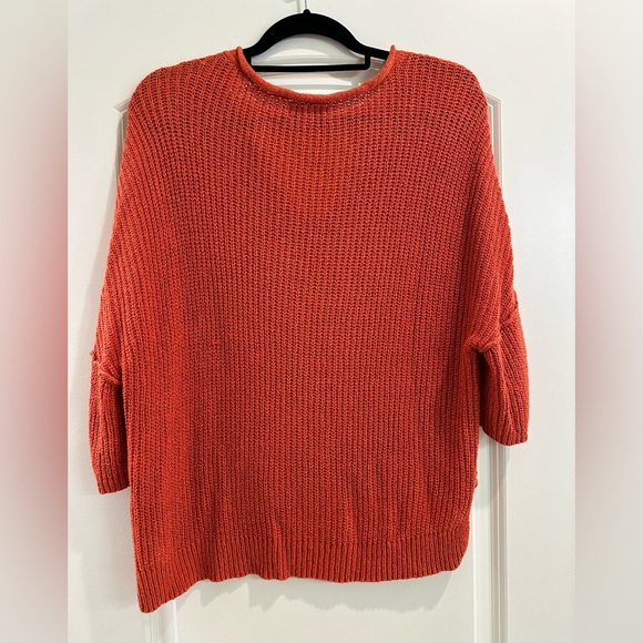 Wonderly Medium Coral Sweater - Picture 2 of 4